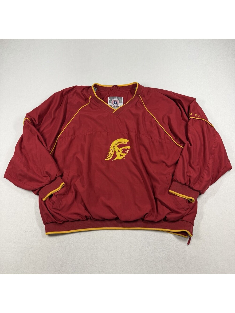 Genuine Stuff USC Trojans Men's Red Pullover Jacket Size 3XL